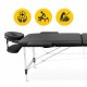 Масажний стіл складний 4FIZJO Massage Table+ Alu W60 Black (P-5907739318381)