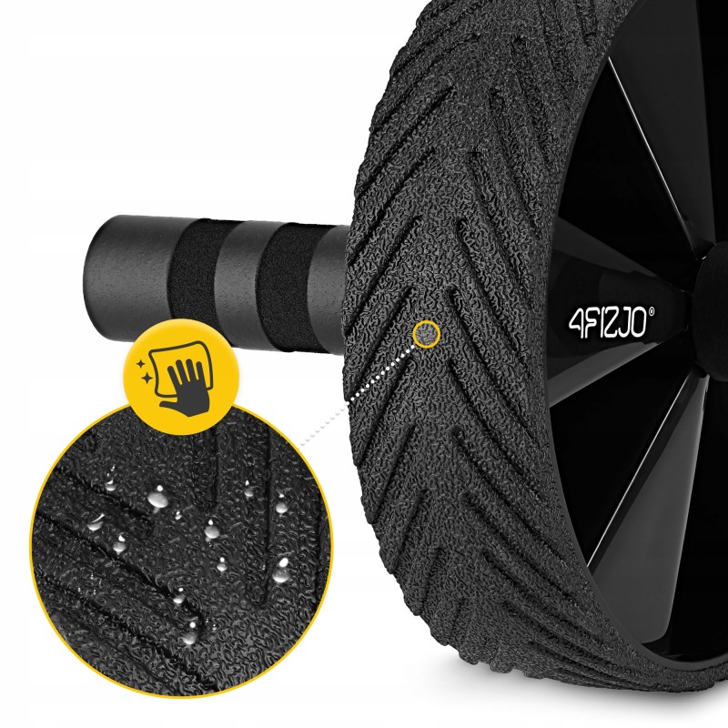 Ролик (гімнастичне колесо) для преса 4FIZJO Ab Wheel Black/Blue (P-5907739314857)