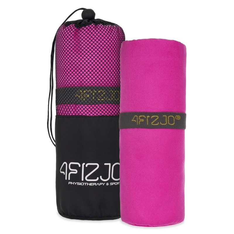 Рушник спортивний 4FIZJO XL 180 x 100 см з мікрофібри Pink (P-5907739317230)