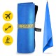 Рушник спортивний 4FIZJO 130 x 75 см з мікрофібри Blue (P-5907739317254)
