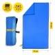 Рушник спортивний 4FIZJO 130 x 75 см з мікрофібри Blue (P-5907739317254)