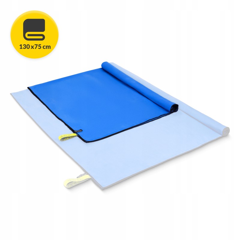 Рушник спортивний 4FIZJO 130 x 75 см з мікрофібри Blue (P-5907739317254)