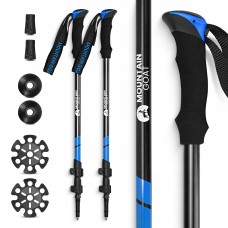 Трекінгові палиці Mountain Goat Peak+ 60-135 см Black/Blue (P-5907739318268)