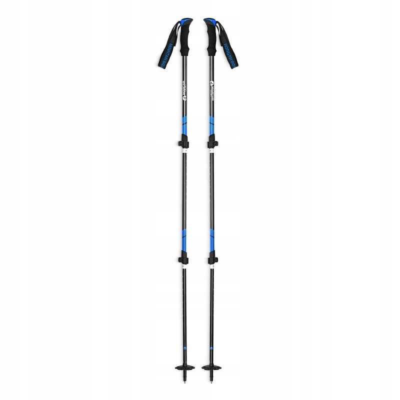 Трекінгові палиці Mountain Goat Peak+ 60-135 см Black/Blue (P-5907739318268)