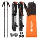 Трекінгові палиці Mountain Goat Pro+ 43-130 см Black/Orange (P-5907739318251)