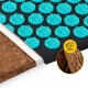 Килимок акупунктурний з подушкою 4FIZJO Eco Mat XL Аплікатор Кузнєцова Black/Blue (P-5907739317452)