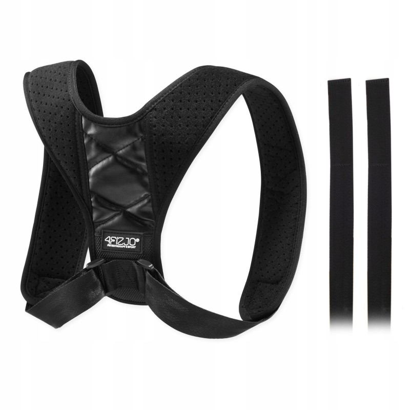 Коректор постави 4FIZJO для підтримки спини, універсальний Black (P-5907739318107)