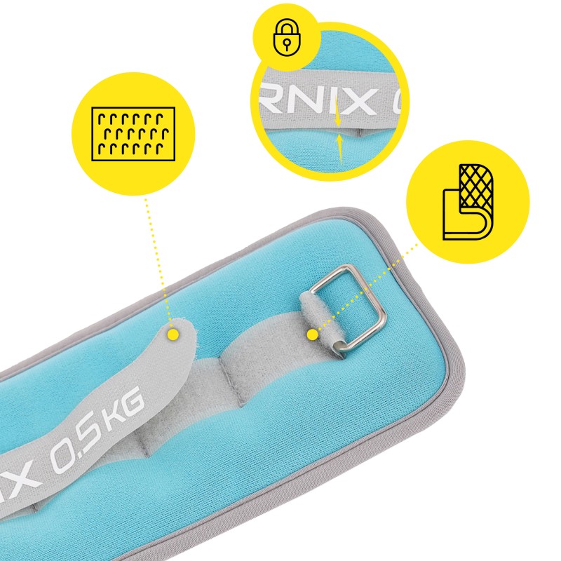 Обважнювачі-манжети для ніг та рук Cornix 2 x 0.5 кг XR-0240