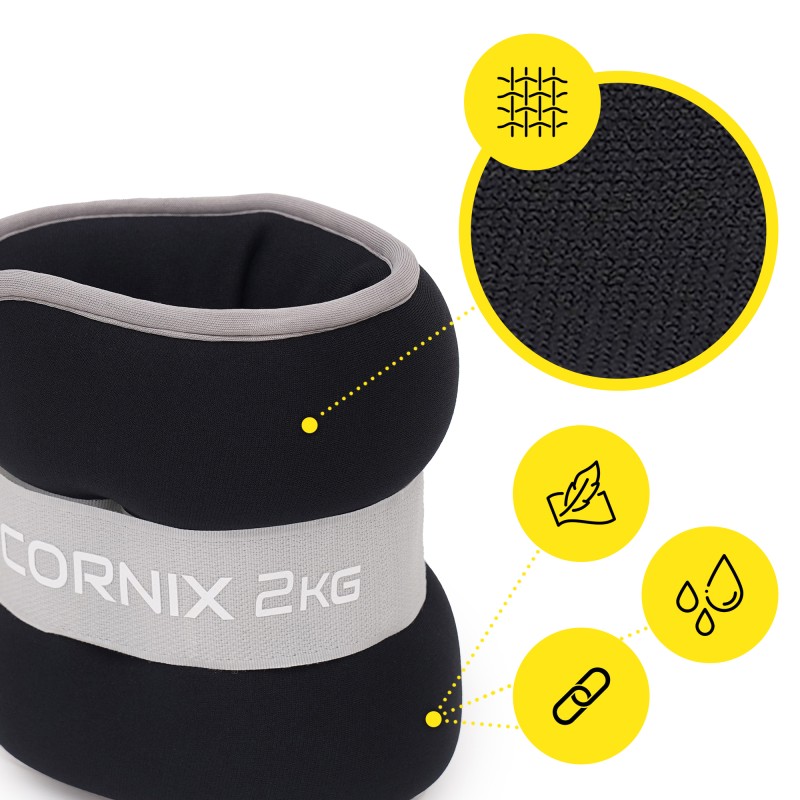 Обважнювачі-манжети для ніг та рук Cornix 2 x 2 кг XR-0242