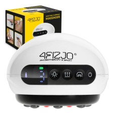 Масажна вакуумна банка 4FIZJO акумуляторна з ІЧ прогрівом White (P-5907739318688)