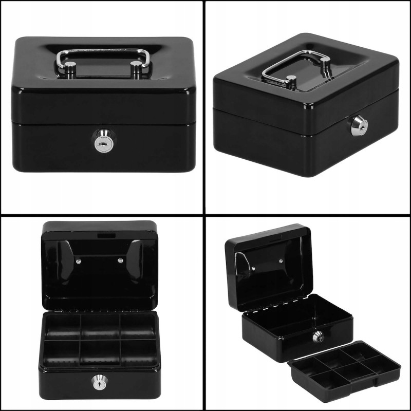 Кешбокс Springos 15 x 12 x 8 см для зберігання грошей та цінностей HA5038