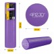 Масажний ролик 4FIZJO CARE+ EVA 60 x 15 см (валик, роллер) Purple (P-5907739314390)