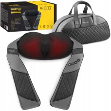 Накидка-масажер 4FIZJO Shiatsu Luxury+ для шиї та спини, акумуляторний Grey (P-5907739319104)
