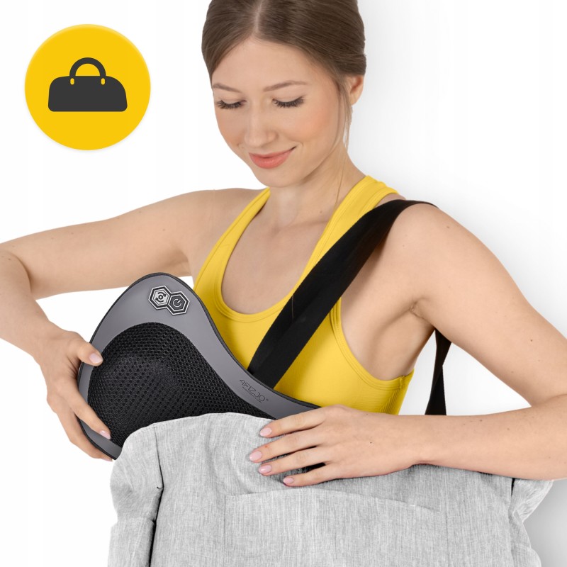 Подушка-масажер 4FIZJO Shiatsu Pro+ Black (P-5907739319159)