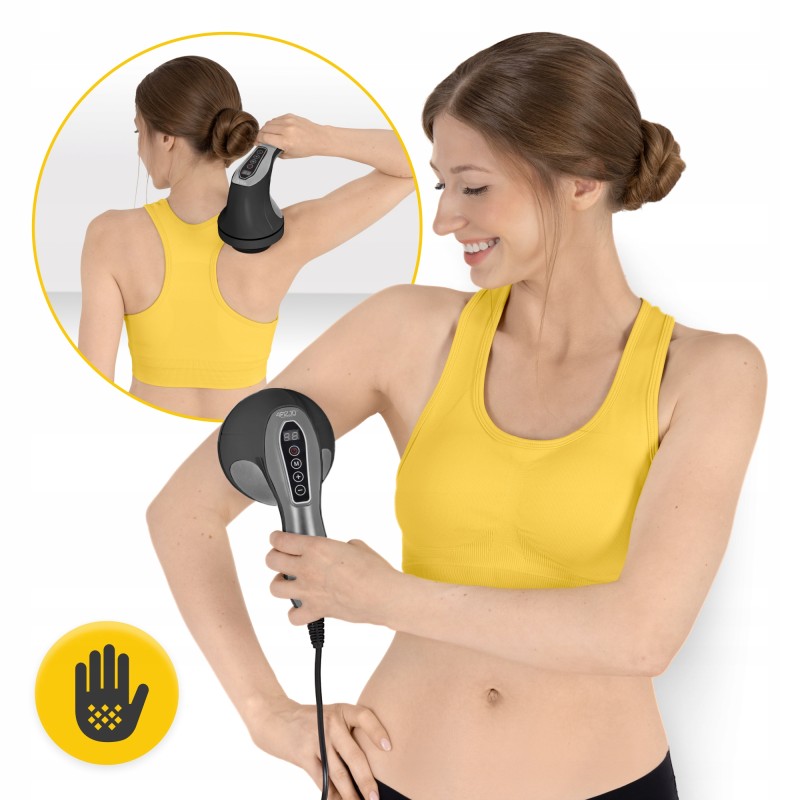 Ручний антицелюлітний масажер для тіла 4FIZJO Body Shaping 4 в 1 Black (P-5907739319128)