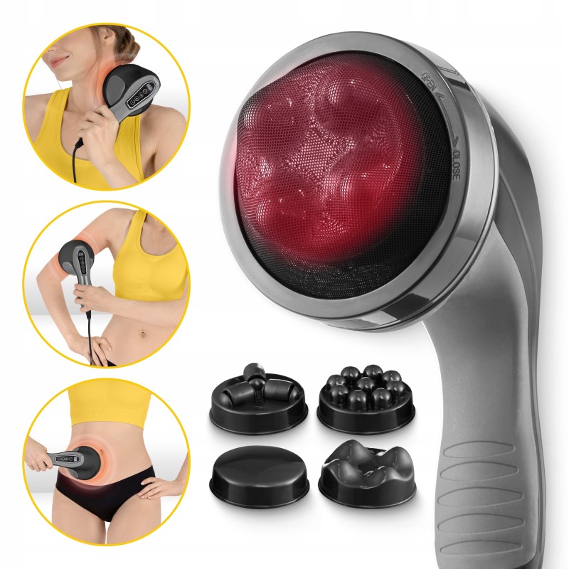 Ручний антицелюлітний масажер для тіла 4FIZJO Body Shaping 4 в 1 Black (P-5907739319128)