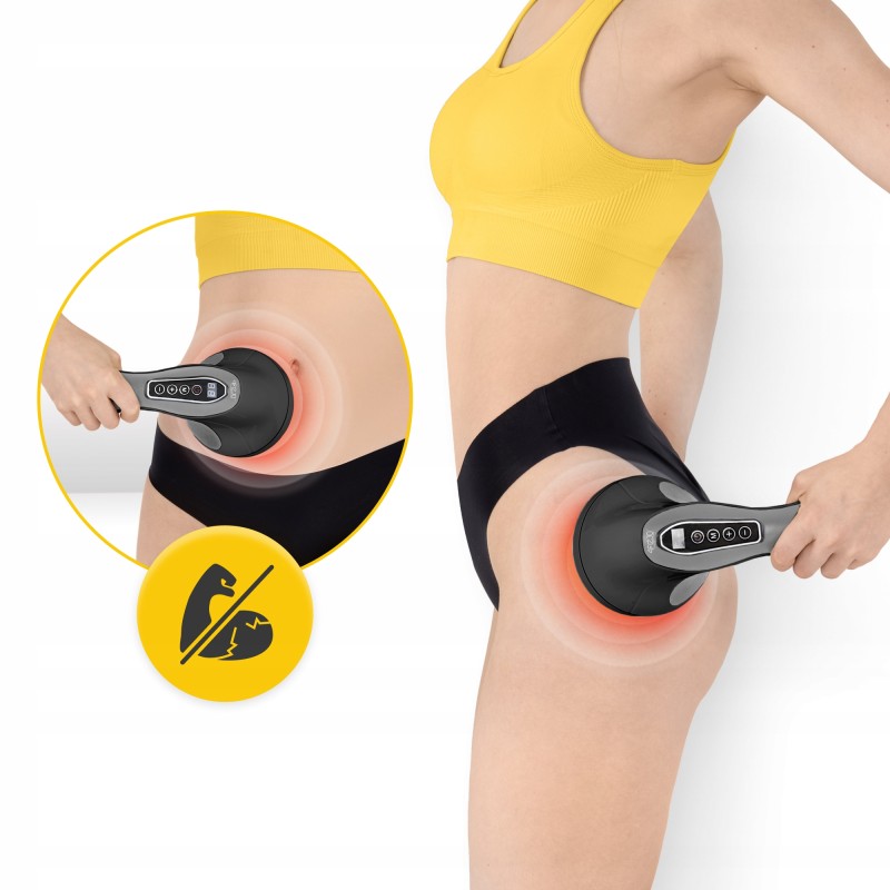 Ручний антицелюлітний масажер для тіла 4FIZJO Body Shaping 4 в 1 Black (P-5907739319128)