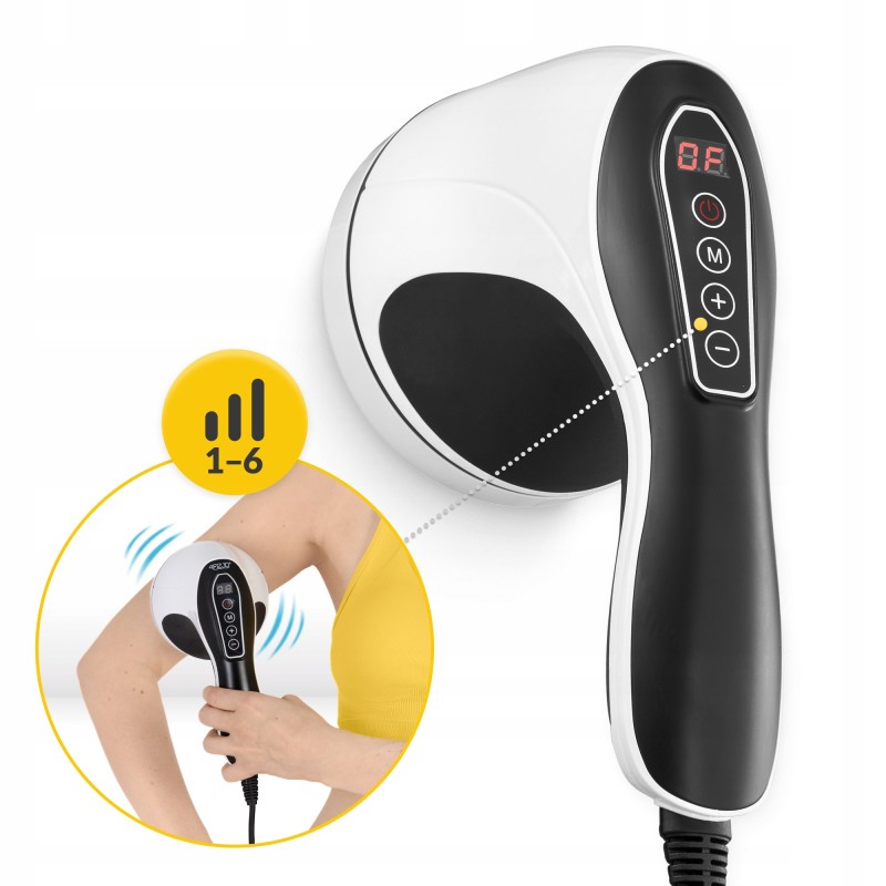 Ручний антицелюлітний масажер для тіла 4FIZJO Body Shaping 4 в 1 White (P-5907739319111)