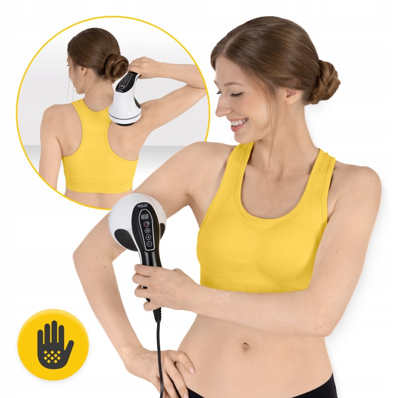 Ручний антицелюлітний масажер для тіла 4FIZJO Body Shaping 4 в 1 White (P-5907739319111)