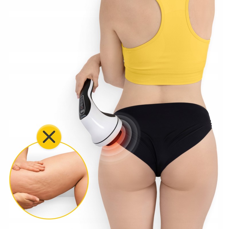 Ручний антицелюлітний масажер для тіла 4FIZJO Body Shaping 4 в 1 White (P-5907739319111)