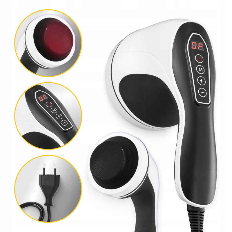 Ручний антицелюлітний масажер для тіла 4FIZJO Body Shaping 4 в 1 White (P-5907739319111)
