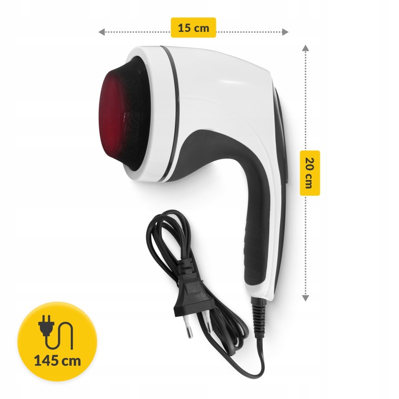 Ручний антицелюлітний масажер для тіла 4FIZJO Body Shaping 4 в 1 White (P-5907739319111)