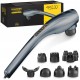 Ручний вібраційний масажер для тіла 4FIZJO Long Stick 7 в 1 Grey (P-5907739319135)