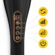 Ручний вібраційний масажер для тіла 4FIZJO Long Stick 7 в 1 Black (P-5907739319142)