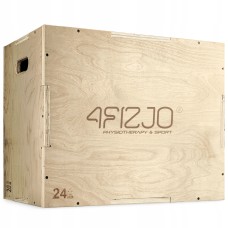 Бокс пліометричний 4FIZJO 3 в 1 75 x 60 x 50 см дерев'яний (P-5907739317469)