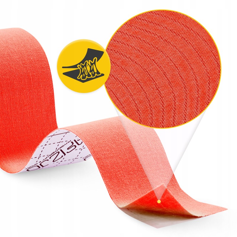 Стрічка кінезіологічна (кінезіо тейп) 4FIZJO 5 см x 5 м Red (P-5907739318800)