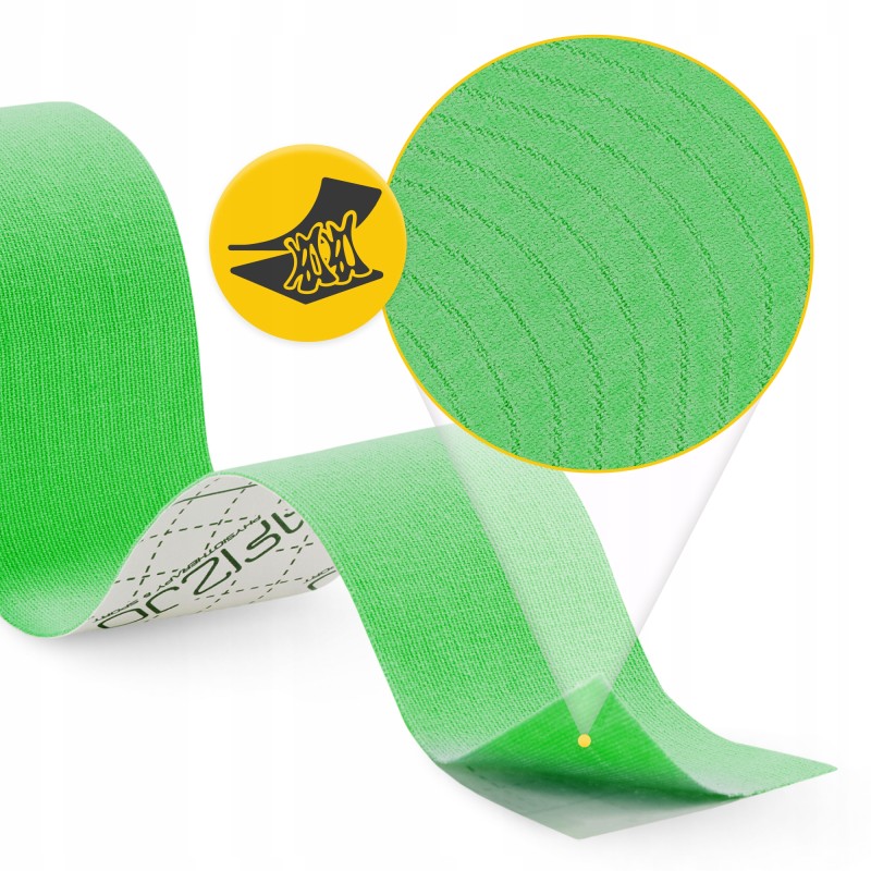 Стрічка кінезіологічна (кінезіо тейп) 4FIZJO 5 см x 5 м Green (P-5907739315984)