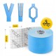 Стрічка кінезіологічна (кінезіо тейп) 4FIZJO 7.5 см x 5 м Sky Blue (P-5907739318909)