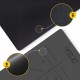Килимок (мат) спортивний 4FIZJO PU 183 x 61 x 0.4 см для йоги та фітнесу Black (P-5907739319531)