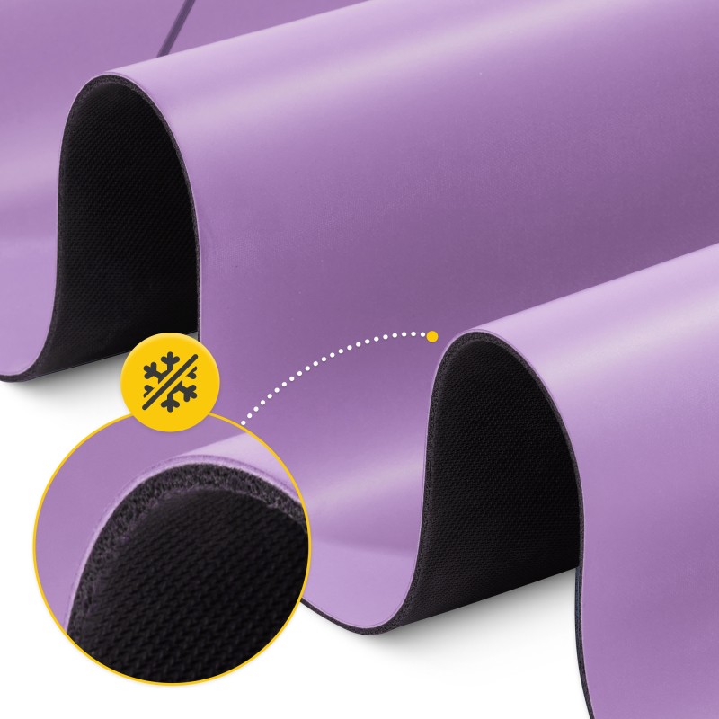 Килимок (мат) спортивний 4FIZJO PU 183 x 61 x 0.4 см для йоги та фітнесу Violet (P-5907739319548)