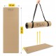 Килимок (мат) спортивний 4FIZJO Cork 183 x 61 x 0.4 см для йоги та фітнесу (P-5907739319562)