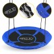 Гойдалка-гніздо кругла 4FIZJO XL 110 см Black/Blue (P-5907739316677)