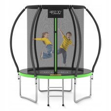 Батут із внутрішньою сіткою 4FIZJO PRO 6FT 183 см Black/Green (P-5907739319234)