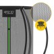 Батут із внутрішньою сіткою 4FIZJO PRO 6FT 183 см Black/Green (P-5907739319234)