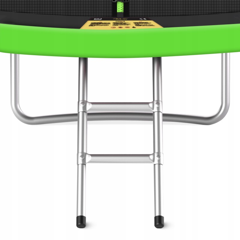 Батут із внутрішньою сіткою 4FIZJO PRO 6FT 183 см Black/Green (P-5907739319234)
