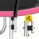 Батут із внутрішньою сіткою 4FIZJO PRO 8FT 252 см Black/Pink (P-5907739314550)
