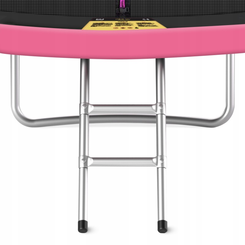 Батут із внутрішньою сіткою 4FIZJO PRO 8FT 252 см Black/Pink (P-5907739314550)