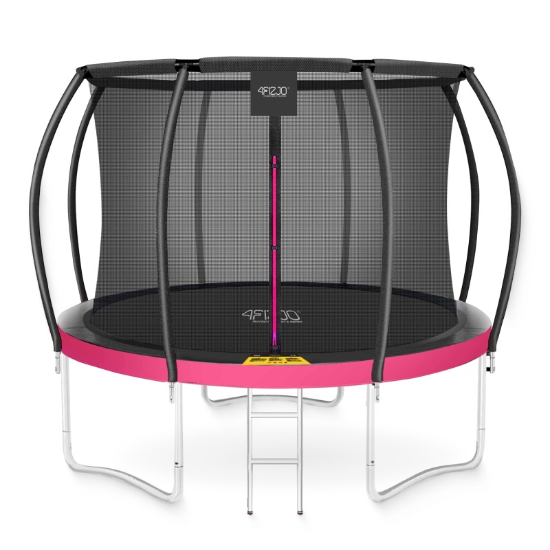 Батут із внутрішньою сіткою 4FIZJO PRO 10FT 312 см Black/Pink (P-5907739314604)