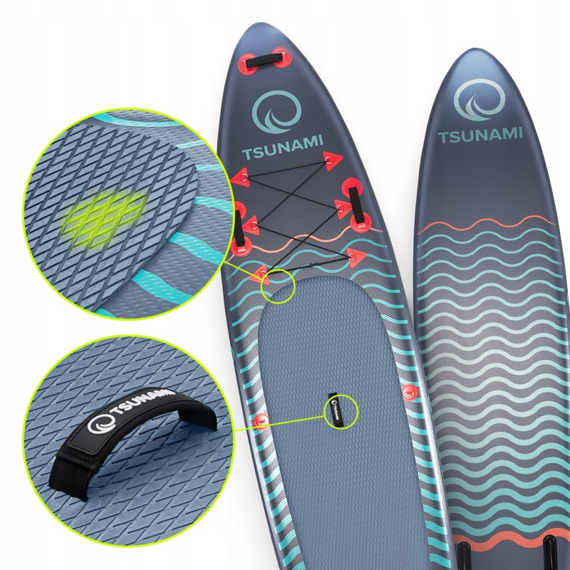 Надувна SUP дошка TSUNAMI 350 см з веслом Wave T03 (P-5907739314222)