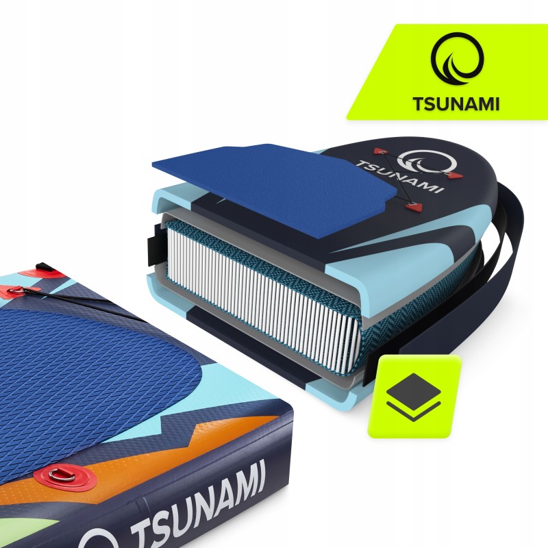 Надувна SUP дошка TSUNAMI 320 см з веслом Bolt T08 (P-5907739314277)