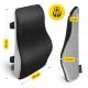 Ортопедична подушка 4FIZJO для спини 46 x 39 см охолоджуюча Black/Grey (P-5907739318756)