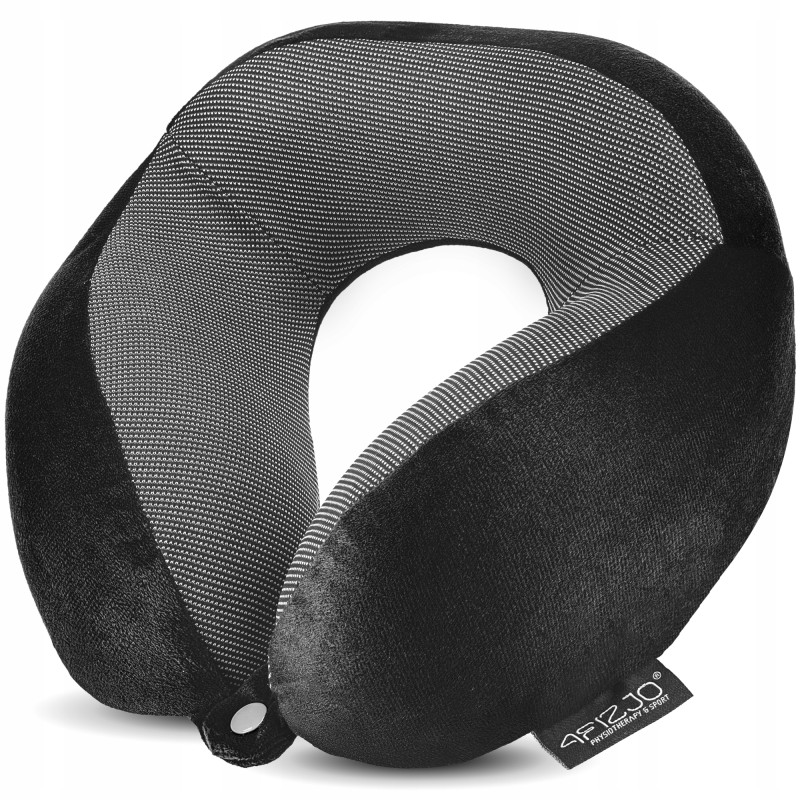 Подушка дорожня 4FIZJO 30 x 27 x 12 см Black (P-5907739319425)