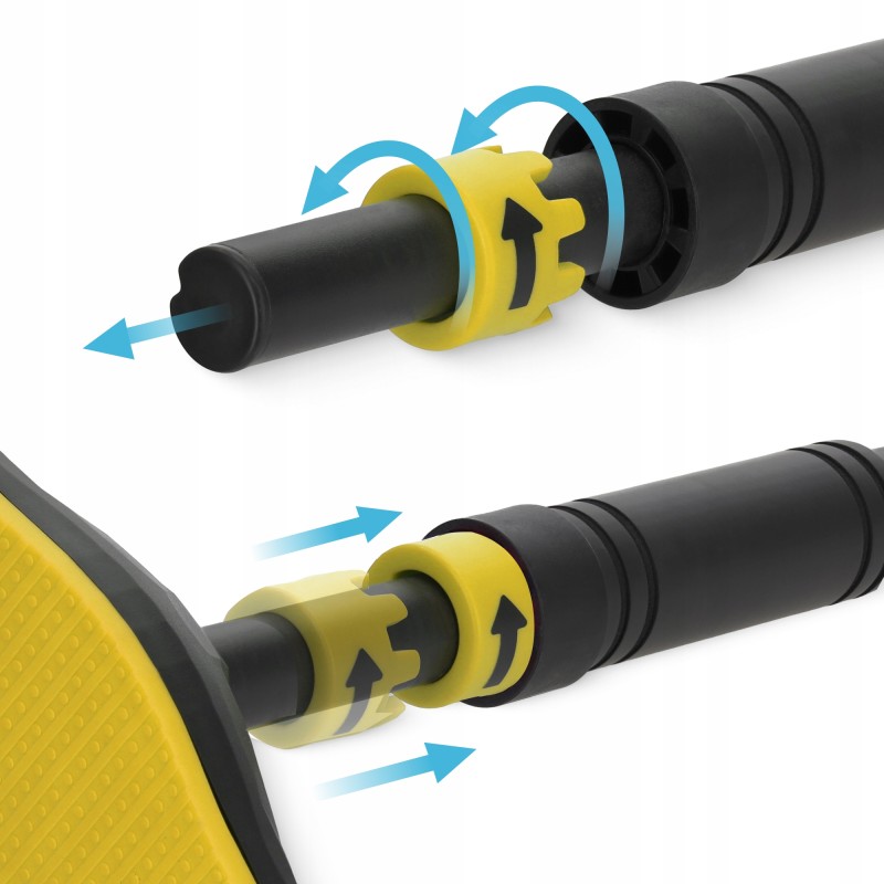Турнік розсувний 4FIZJO ULTRA 66-100 см Black/Yellow (P-5905973400343)
