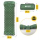Килимок (каримат) надувний Mountain Goat 190 x 58 x 5 см Navy Green (P-5905973400886)