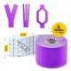 Стрічка кінезіологічна (кінезіо тейп) 4FIZJO 5 см x 5 м Violet (P-5907739318817)