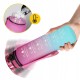 Пляшка для води спортивна 4FIZJO 1000 мл Pink/Sky Blue (P-5905973400770)